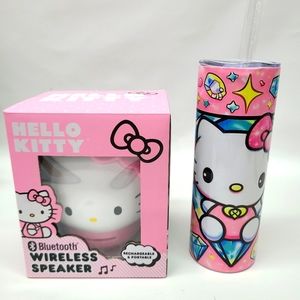 hello Kitty speaker and 20 oz tumblers hello Kitty Diamond